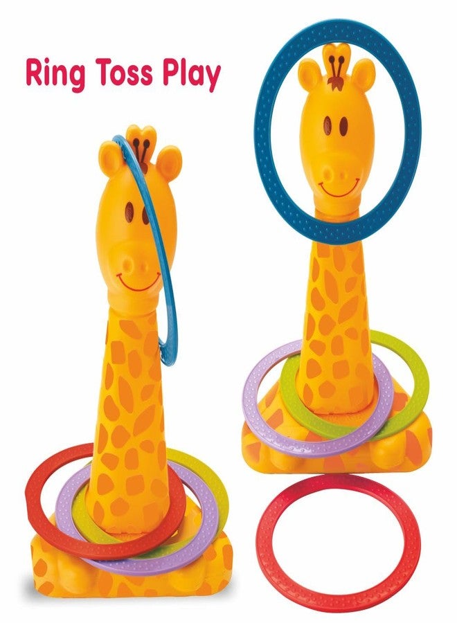 toymate Giraffix 3-in-1 Stacking, Sorting & Ring Toss Toy for Toddlers | Educational Montessori Learning for Babies | Shape Sorter, Stacking Rings & Motor Skills Development Toy for 12+ Months - Image 5